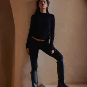 longsleeve LIGHT RIB black