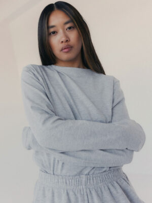longsleeve BASIC grey