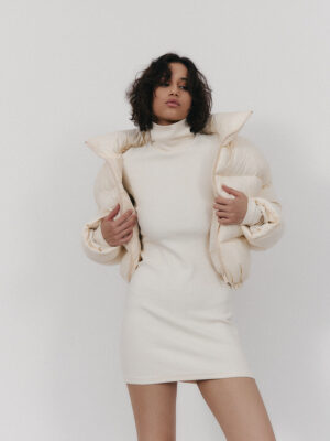 sukienka krótka TOILE off-white