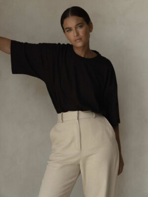 t-shirt oversize READY TO WEAR raw chocolate