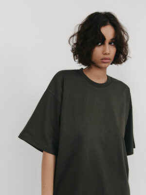 t-shirt oversize READY TO WEAR seaweed green