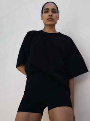 t-shirt oversize 1990 black