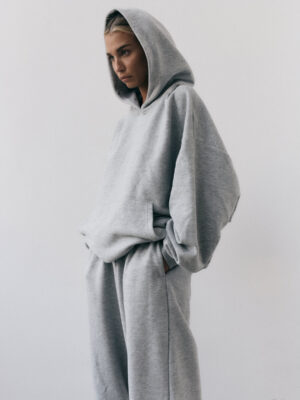 bluza oversize z kapturem LE PUMP grey