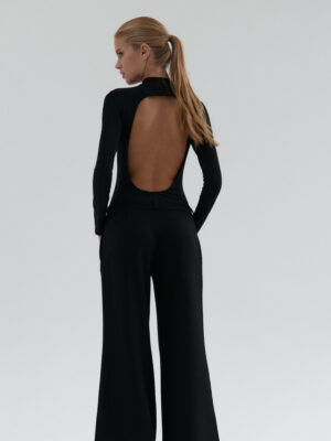 body z wycięciem na plecach ROJ black