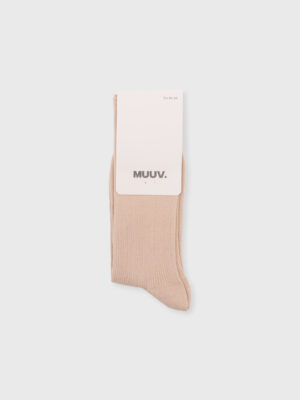 cienkie bawełniane skarpety MALU beige
